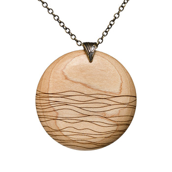 Waves Pendant - Maple