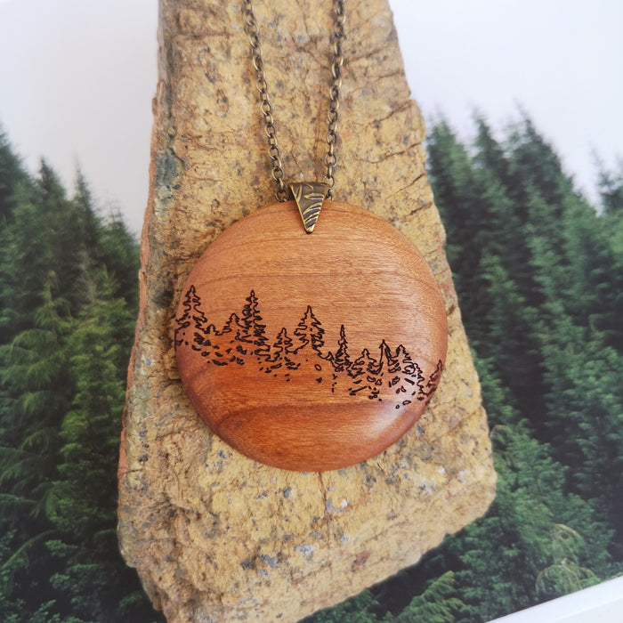 Treeline Pendant - Cherry