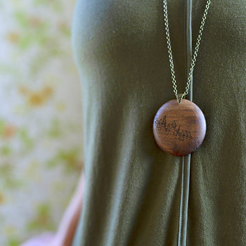 Treeline Pendant - Walnut